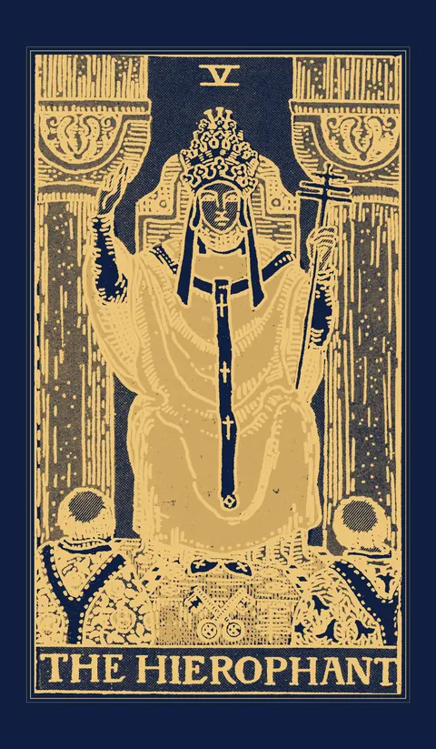 The Hierophant, Waite-Smith