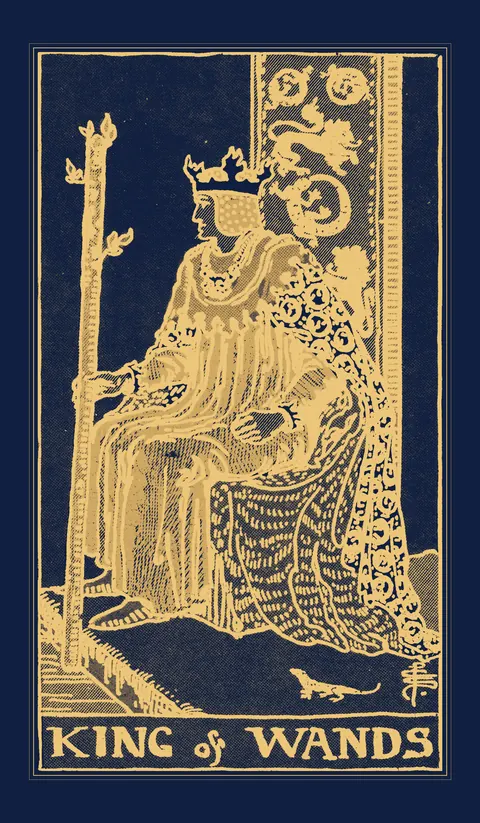 King of Wands, Waite-Smith